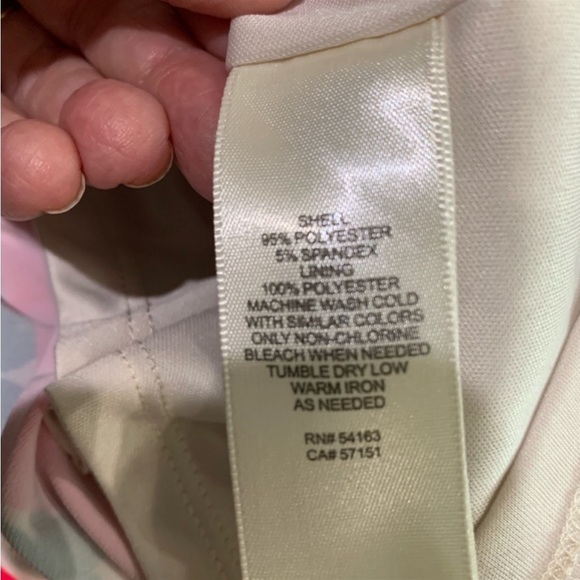 Eliza J Floral Pink Border Print Sheath Dress - Picture 9 of 10